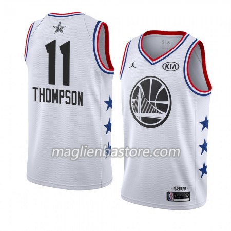 Maglia Golden State Warriors Klay Thompson 11 2019 All-Star Jordan Brand Bianco Swingman - Uomo